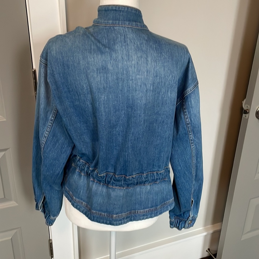 Veronica Beard Roz Drawstring Peplum jacket - Picture 6 of 6